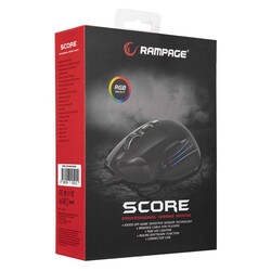 Rampage SMX-R650 SCORE Usb Siyah 10000 Dpi RGB Gaming Mouse - Thumbnail