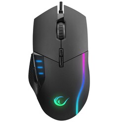 Rampage SMX-R83 X-FORCE Usb Siyah 10000 dpi RGB Aydınlatmalı Gaming Oyuncu Mouse - Thumbnail