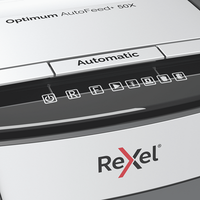 Rexel Optimum Auto+ 50X EU Çapraz Kesim Otomatik Evrak İmha Makinesi