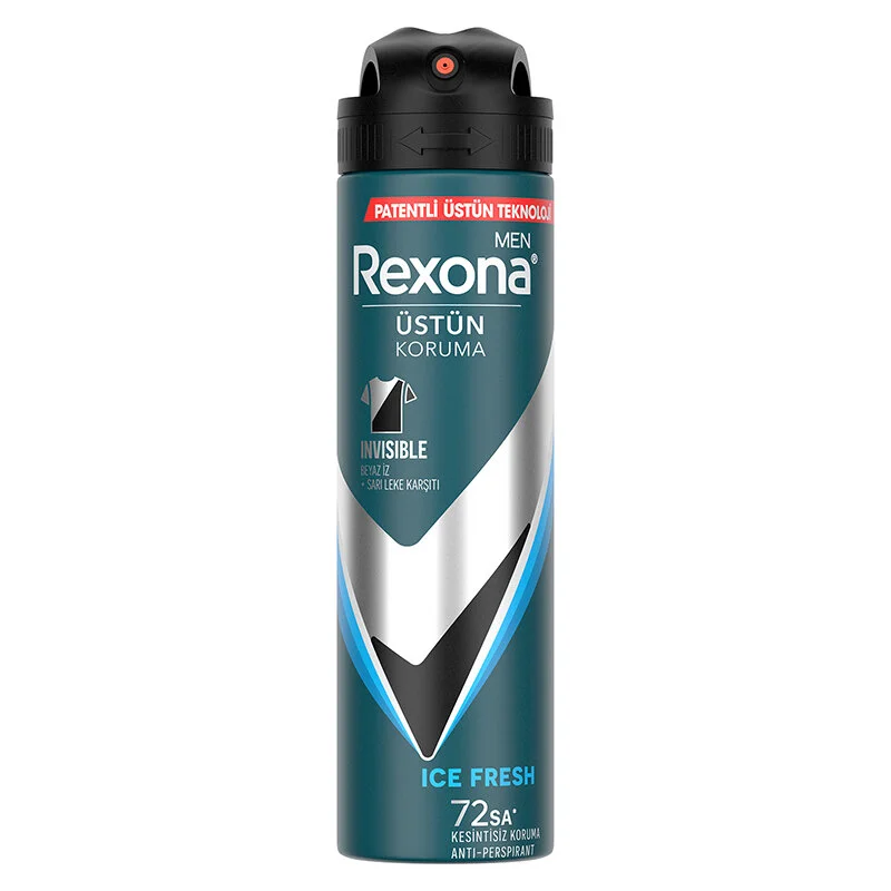 Rexona Men Erkek Sprey Deodorant Invisible Ice Fresh 150 ml - Thumbnail