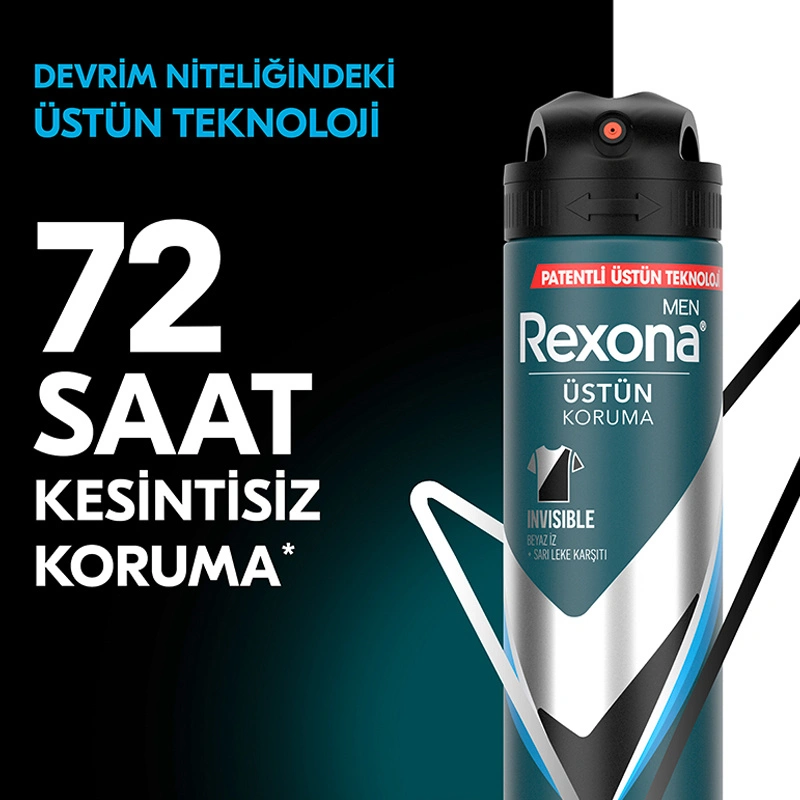 Rexona Men Erkek Sprey Deodorant Invisible Ice Fresh 150 ml - Thumbnail