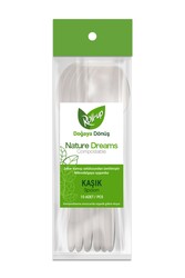 Roll-Up Kaşık Nature Dreams Şeker Kamışı 10 lu TM-KSK-0141 - Thumbnail