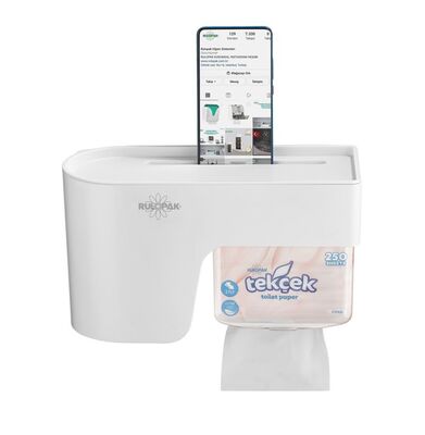 Rulopak Multitask Tuvalet Kağıdı Dispenseri Beyaz 303528