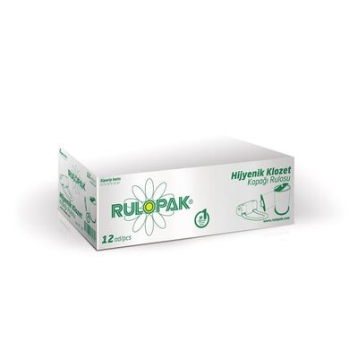 Rulopak Sensörlü Hijyenik Klozet Kapağı Rulosu 12'li 100201