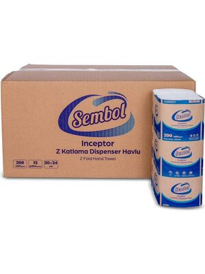 Sembol Havlu Z Katlı Dispenser 20x24cm 200 lü