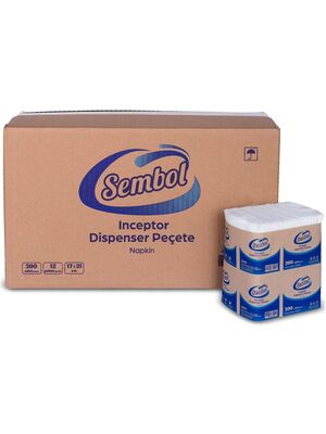 Sembol Peçete Dispenser 300 lü x 12 paket