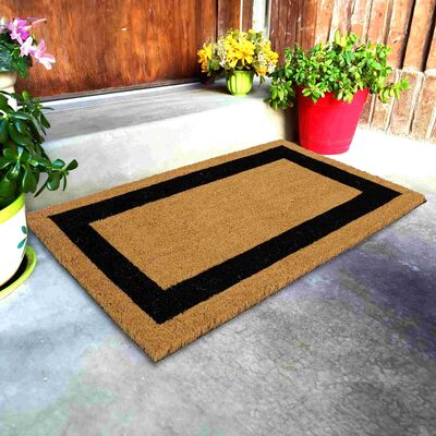 Sermat PVC Tabanlı Koko Paspas Bordürlü Siyah 50x90cm