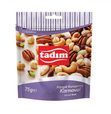 Tadım Karışık Kuruyemiş Karnaval Midi 75gr 12'li