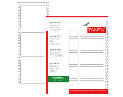 Tanex Etiket Sürekli Form 64mmx100mm TN002410