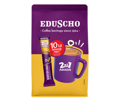 Eduscho 2′si 1 Arada Hazır Kahve, 11gr 10′lu