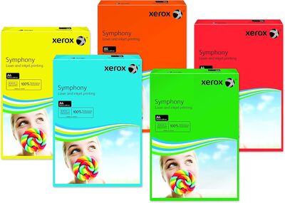 Xerox Symphony A4 Renkli Fotokopi Kağıdı 80gr Kırmızı