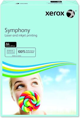 Xerox Symphony A4 Renkli Fotokopi Kağıdı 80gr Mid Blue